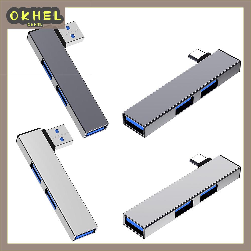 Hub Mở Rộng 3 Trong 1 otg usb / type-c Sang 3 usb 5gbps Cho Máy Tính