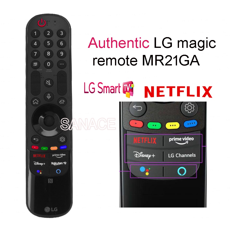 Đã qua sử dụng Xác thực được sử dụng cho LG Magic Remote Mr21gcmr21n Mr21ga Có NFC. Dành cho TV thôn