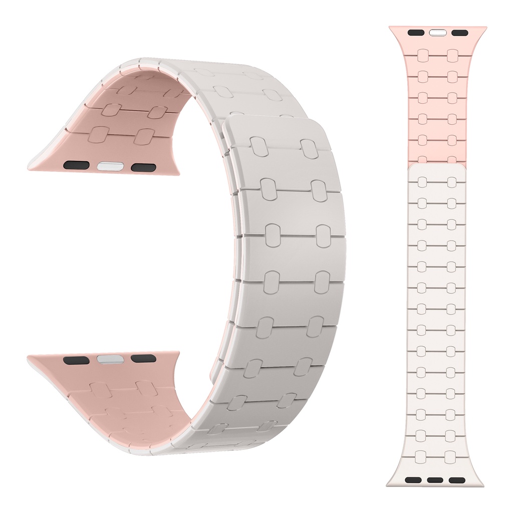 Dây Đeo silicone Khóa Nam Châm Cho Apple watch ultra band 49mm 45mm 41mm 40mm 44mm 38mm 42mm iwatch series 8 se 7 6 5 4