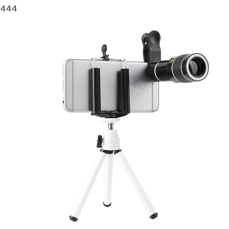 Ống Kính Phóng To 20x zoom hd 444} Có Kẹp Gắn Điện Thoại Thông Minh / camera