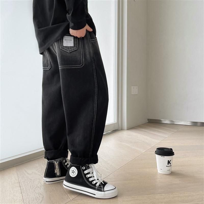 Quần Jean Dài Thiết Kế Thoải Mái Thời Trang Mùa Thu 2023 Cho Bé Trai