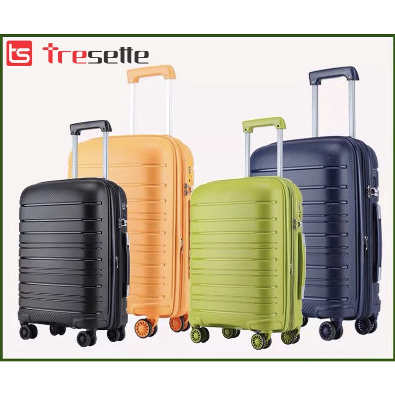 Vali du lịch Tresette 1905 size 20/24/28 inch khóa kéo chất liệu PC chống va đập mài mòn bảo hành 3 năm