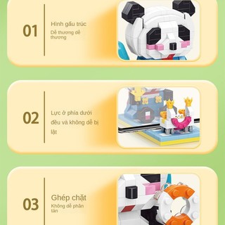 Lego Gấu Trúc Đứng Trang Trí