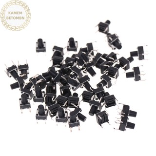 Kamembbn set 50 công tắc nút nhấn 4 chốt 6 8mm