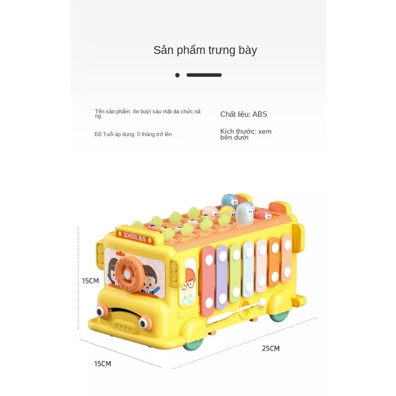 Đồ Chơi Xe Buýt 6 Trong 1 bang bang Dành Cho Trẻ Em