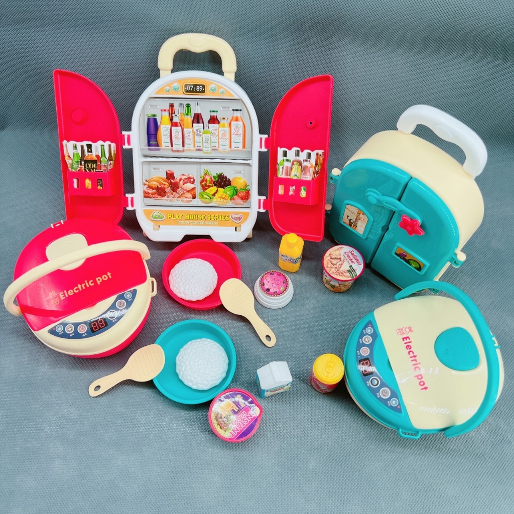 Đồ chơi đồ hàng, bộ đồ chơi nấu ăn có bếp gas siêu xinh cho bé đồ chơi an toàn