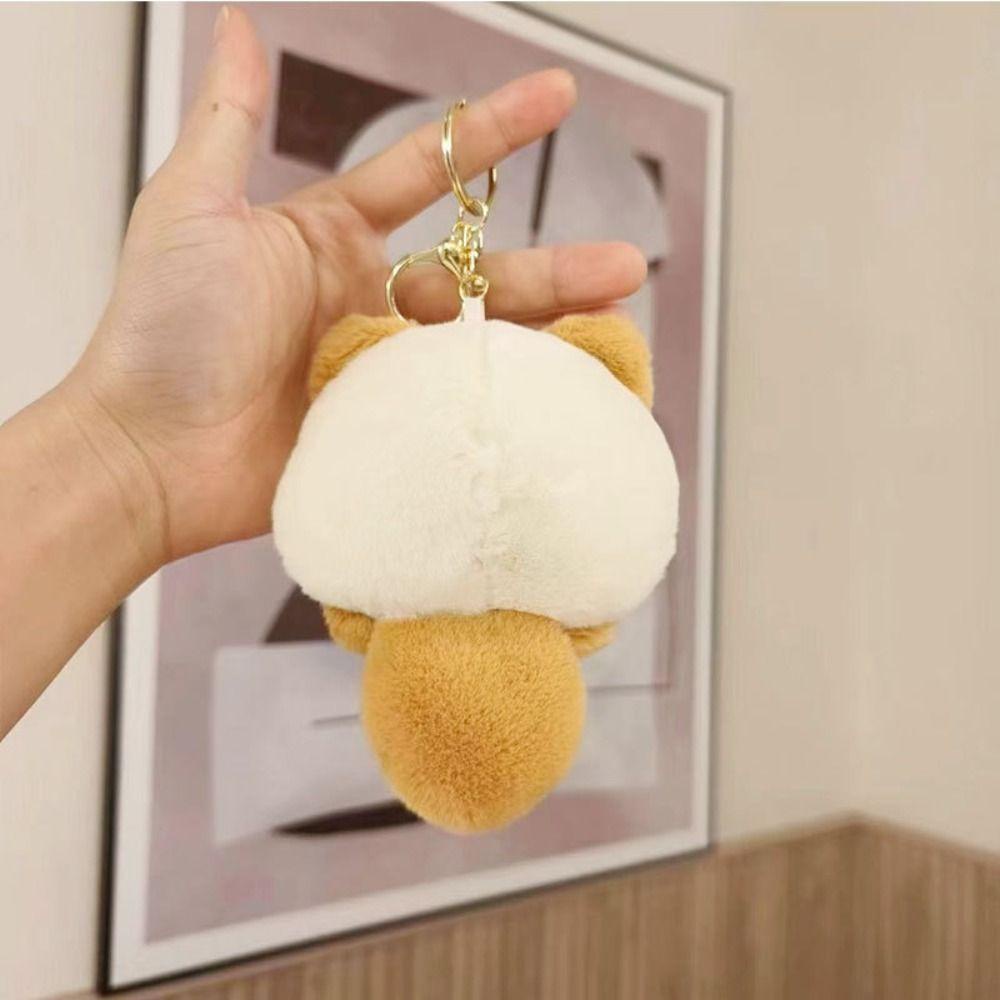 Fzou Móc Khóa Mèo Nhồi Bông pp Có Âm Thanh Dễ Thương Phong Cách Hàn Quốc