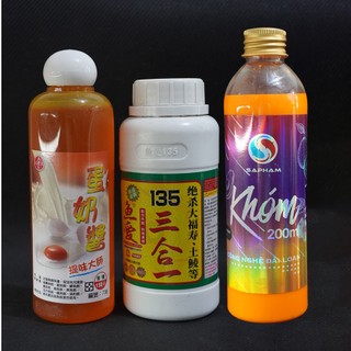 Combo siêu chép: tinh mùi 135 + trứng sữa + tinh chất khóm- đồ câu công biện tphcm
