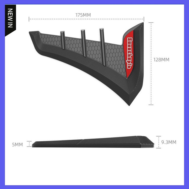 FENDER Bộ 2 Miếng Dán Bảo Vệ Bình Xăng Xe Máy