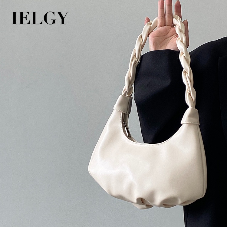Ielgy Túi Đeo Vai Màu Trắng Cao Cấp Thời Trang Dành Cho Nữ