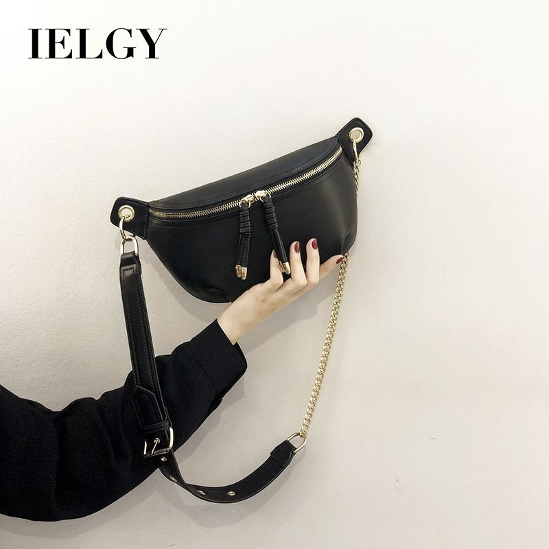 Ielgy Túi Đeo Chéo Màu Trắng Dễ Phối Đồ Thời Trang Cho Nữ