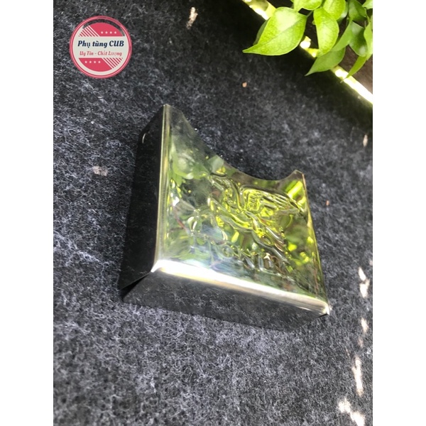 Nắp pô e xe cub 81-82-86-Dd inox