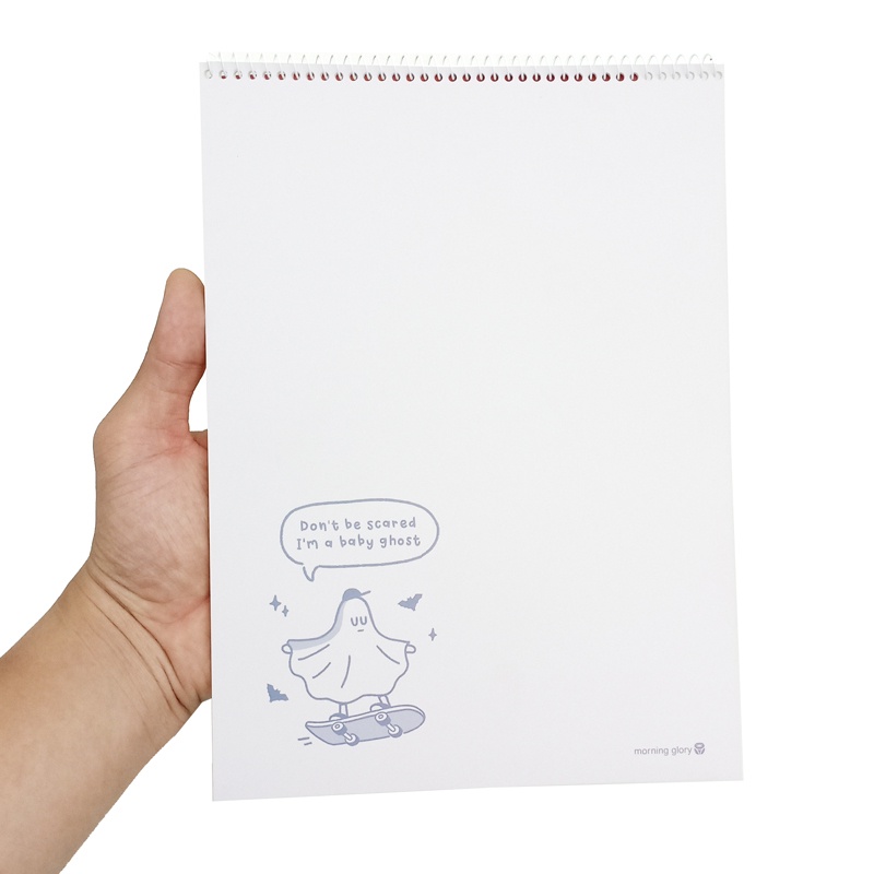 Sổ Lò Xo Trên Baby Ghost - Morning Glory 10231-87185 - Màu Tím