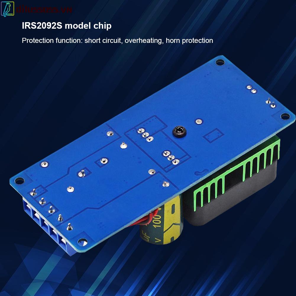 Bảng Mạch Khuếch Đại Nguồn hifi irs2092 dc dc Cho Loa Siêu Trầm Xe Hơi
