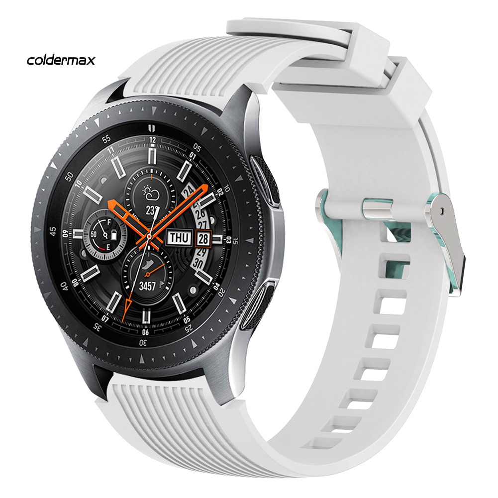 Dây Đeo Bằng silicone Khóa Kim Loại 20mm 22mm Cho Đồng Hồ Thông Minh samsung gear s4 s3 2 s380