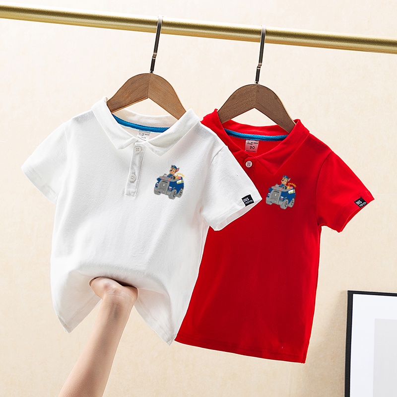 Áo Thun polo Tay Ngắn In Hình paw patrol 6 Màu Mã la003