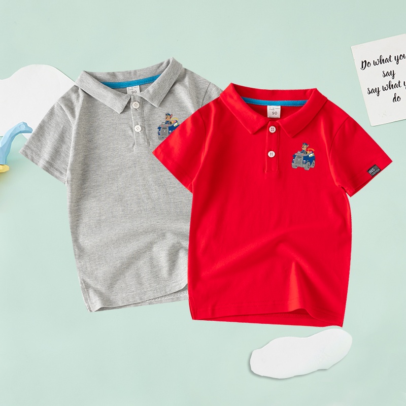 Áo Thun polo Tay Ngắn In Hình paw patrol 6 Màu Mã la003