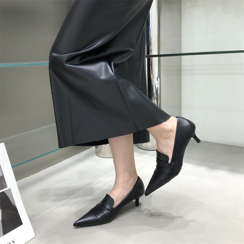 Giày Cao Gót Mũi Nhọn Phong Cách Âu Mỹ Thời Trang Mùa Thu Mới sk2023