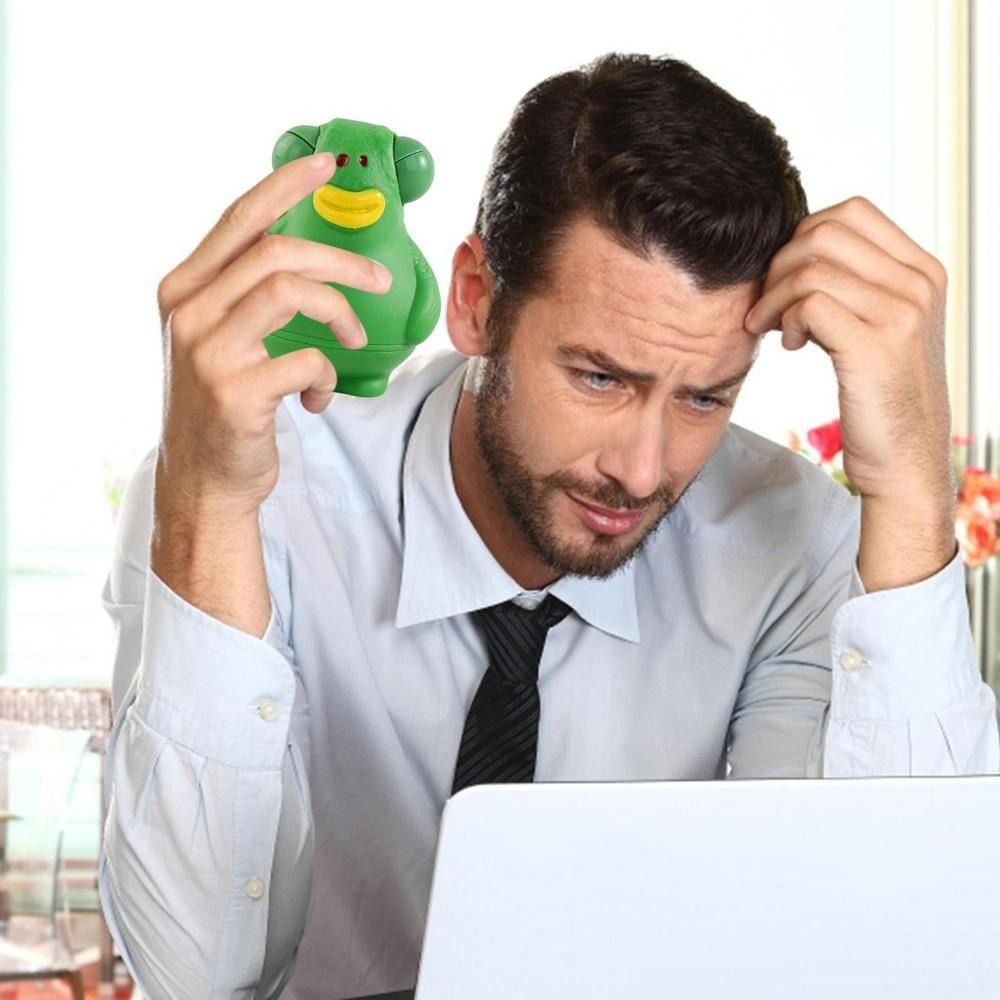 Mmluck Đồ Chơi Bóp Mềm Dẻo Giảm Căng Thẳng Hình Cá Mắt Vui Nhộn Cho Bé