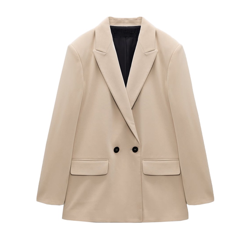 Zara Áo Khoác blazer Dáng Rộng Thời Trang Thu Đông Dành Cho Nữ 2753432