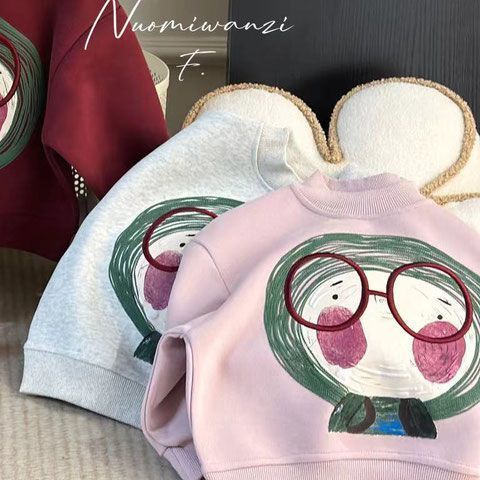 Áo sweater Họa Tiết Hoạt Hình Xinh Xắn Theo Phong Cách Mùa Thu 2023 Dành Cho Bé