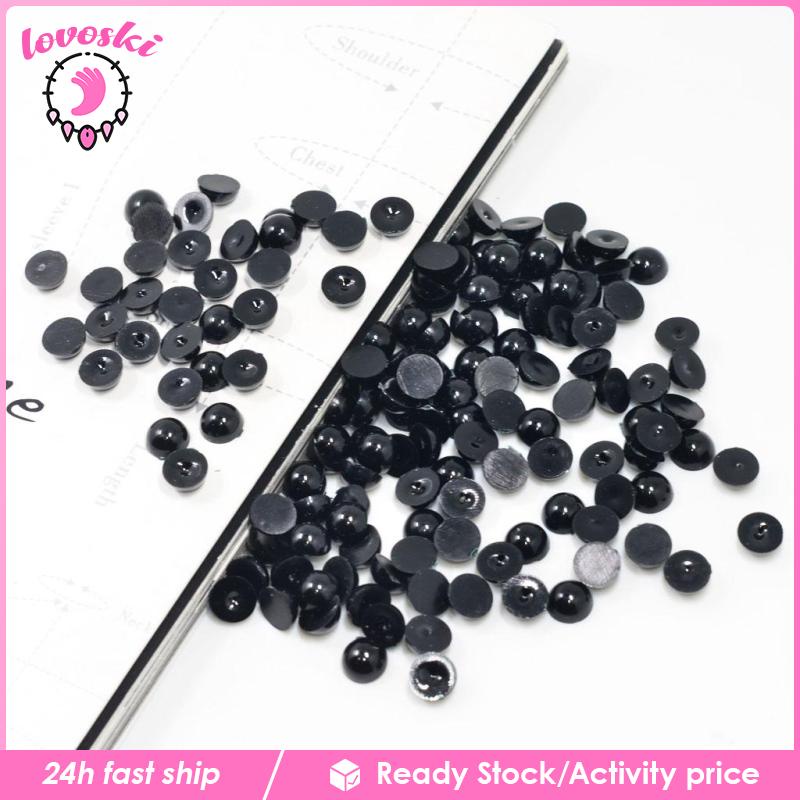 Set 300 Hạt Cườm Nửa Hình Bán Nguyệt Dùng Trang Trí Thủ Công diy