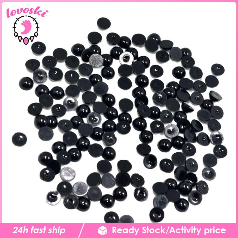 Set 300 Hạt Cườm Nửa Hình Bán Nguyệt Dùng Trang Trí Thủ Công diy