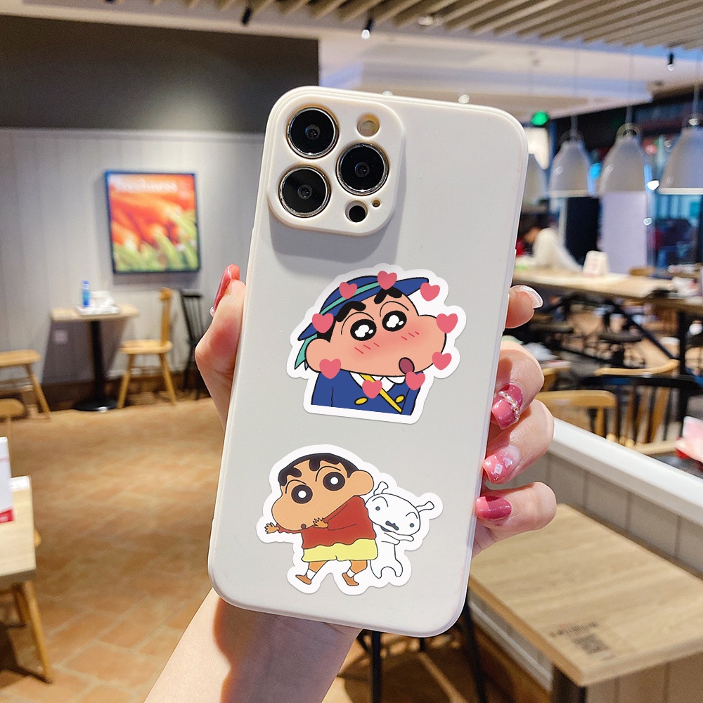 Set 100 Sticker Dán Trang Trí Điện Thoại Chống Thấm Nước Họa Tiết Hoạt Hình Dễ Thương