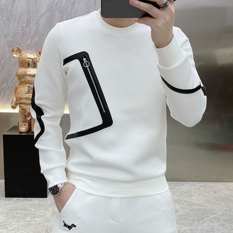 Áo sweater Dài Tay Thời Trang Xu Hướng Hàn Quốc Cho Nam