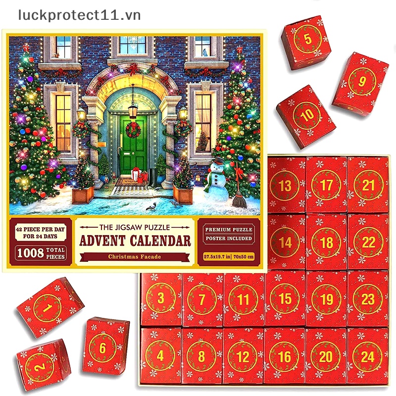 Bộ Đồ Chơi Ghép Hình 2023 # advent calendar 2023 24 Phần 1008 Mảnh Cho Bé