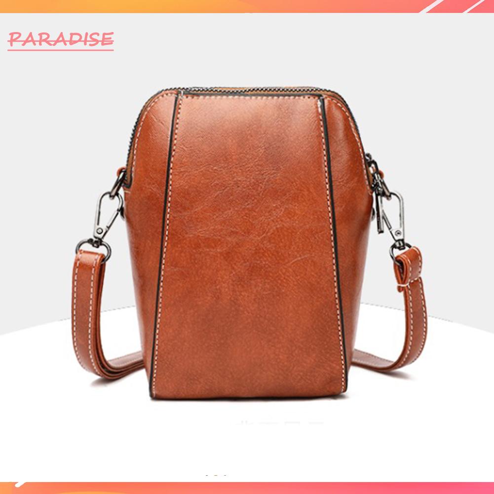Túi Da Đeo Chéo Đựng Điện Thoại / Tiền Xu 1.vn Chống Thấm Nước Dễ Phối Đồ Cho Nữ