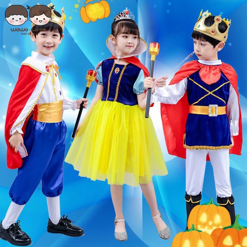 Bộ Đồ Hóa Trang Thành Hoàng Tử Bạch Tuyết Và Vua Lễ halloween Cho Bé