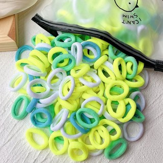 Set 50 Dây Thun Cột Tóc Nhiều Màu Cho Bé Gái
