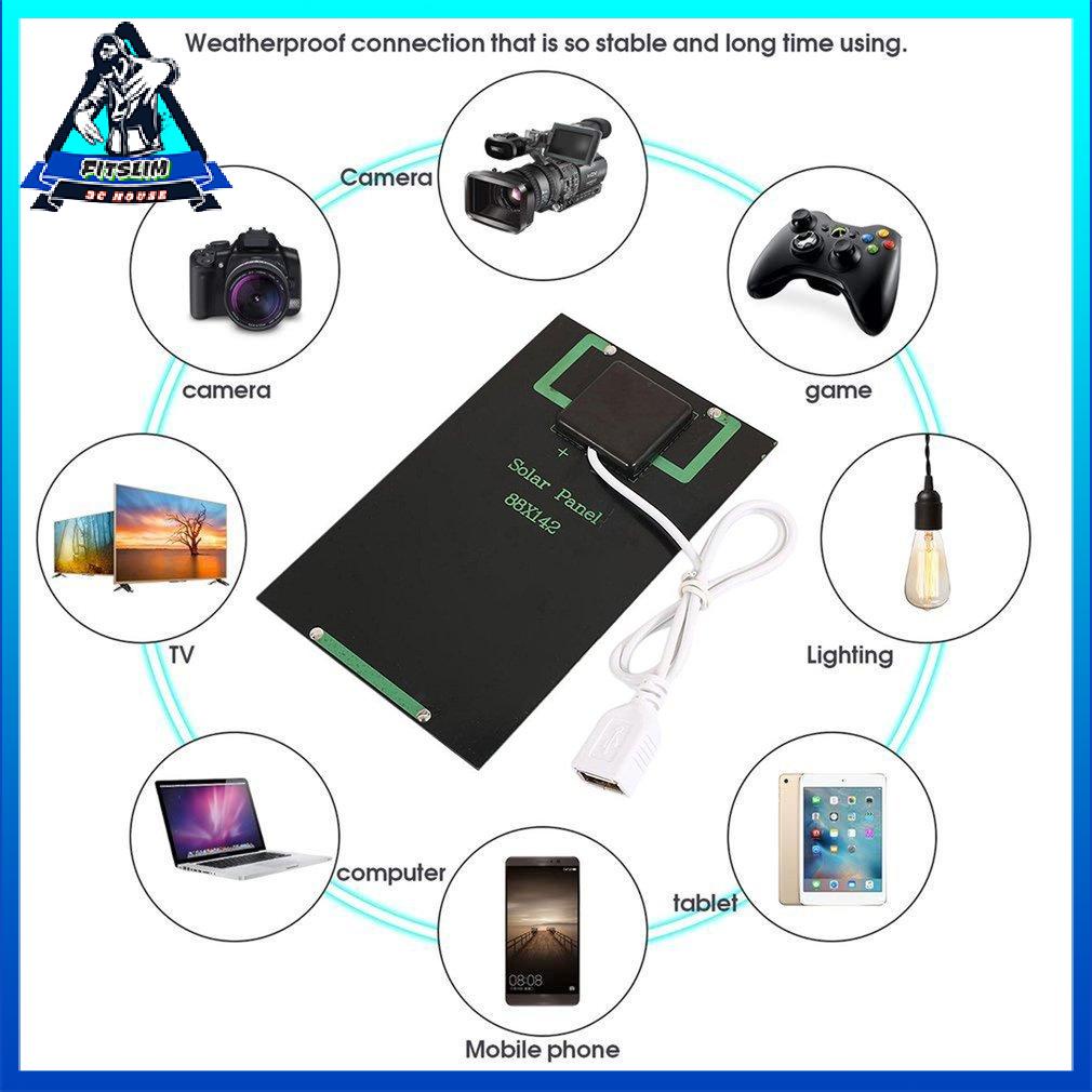 2W 5V Solar Panel Battery Charger Diy Module Usb Charging Board