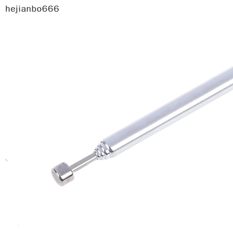 Hejianbo666 1pc 37cm 5 Phần Ăng Ten radio fm Bằng Thép Không Gỉ Thông Dụng