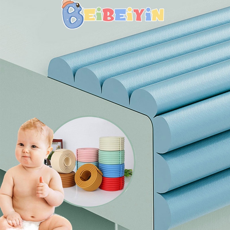 Beibeiyin Dải Bọc Cạnh Cửa Sổ Mềm Mại Chống Va Chạm Bảo Vệ An Toàn Cho Bé