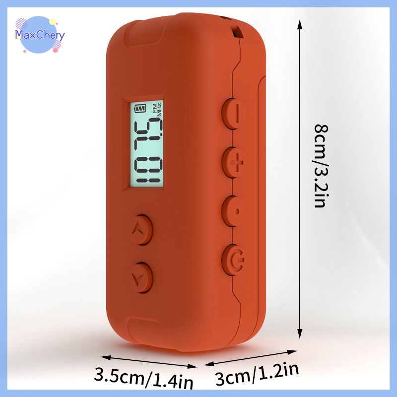 Radio fm mini Bỏ Túi 50-108mhz Có Màn Hình lcd Tiện Dụng Mới