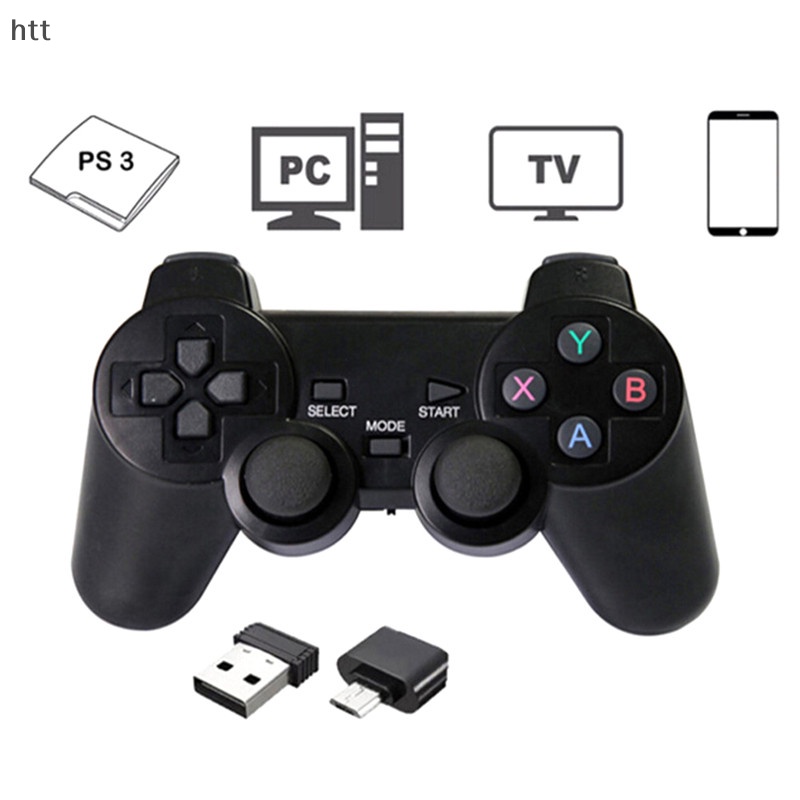 Bộ Tay Cầm Chơi game Không Dây 2.4ghz Cho ps3 pc tv box