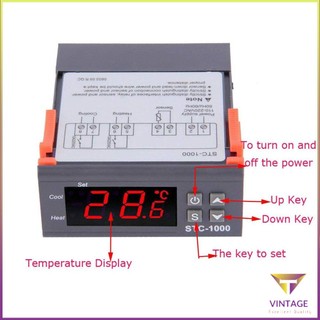 Led Digital Thermostat 220V Stc-1000 Professional Temperature Controller [Y/10]