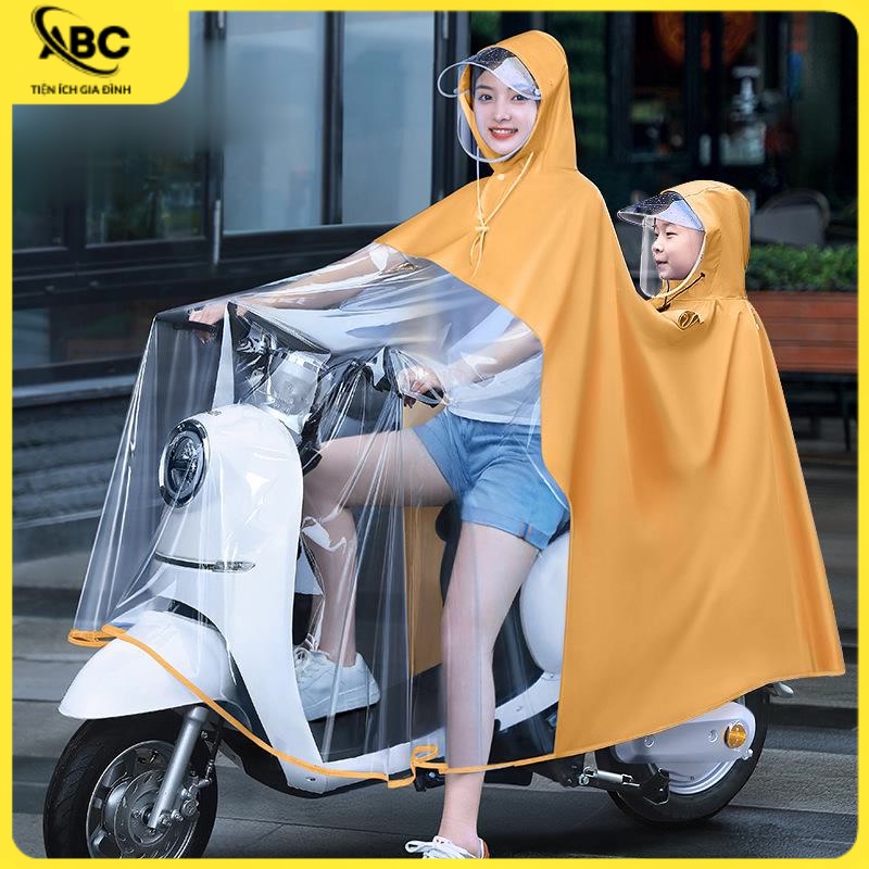 Áo Mưa Quây Áo Mưa Đơn / Đôi Bằng Vải Oxford Dày Dặn Chống Cháy Nổ Cho Xe Máy