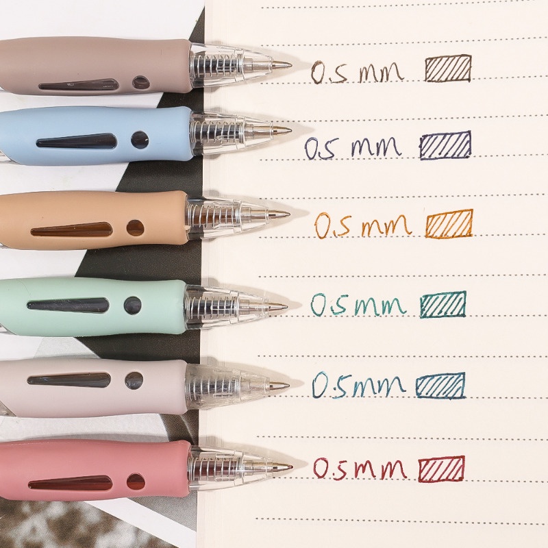 Bút Mực gel Ngòi 0.5mm Màu Sắc retro