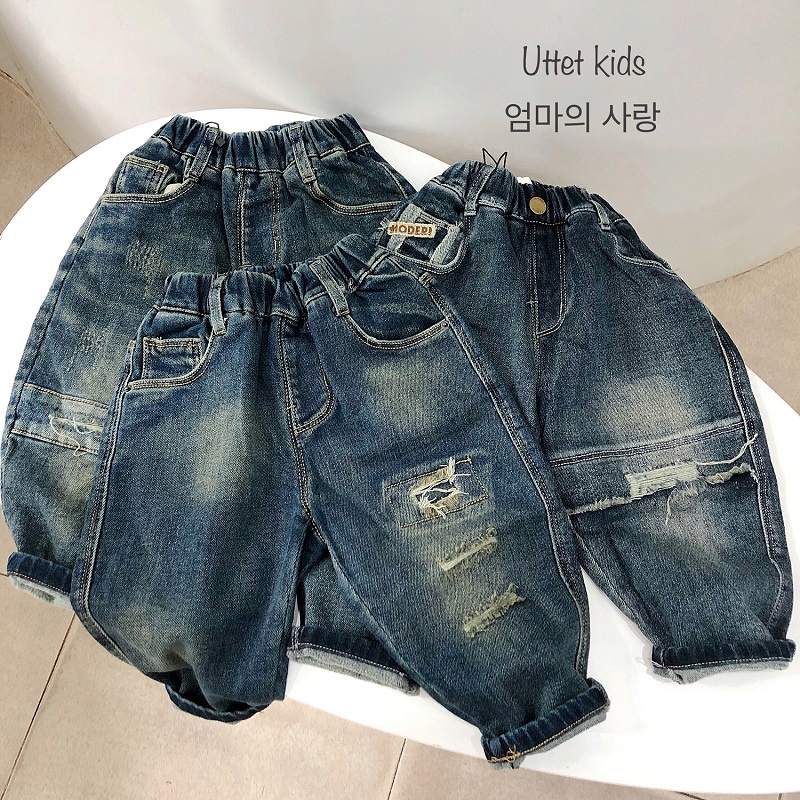 QUẦN JEAN MỀM VÀ CO GIÃN NHẸ CHO BÉ GÁI VÀ BÉ TRAI PHONG CÁCH HÀN QUỐC