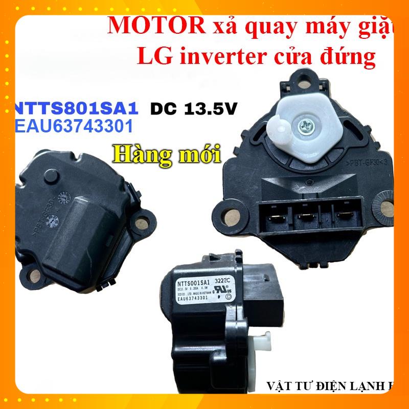 Motor xả quay máy giặt LG inverter cửa trên 13.5V - Moto Van quay xả nước MG lồng đứng hàng Mới