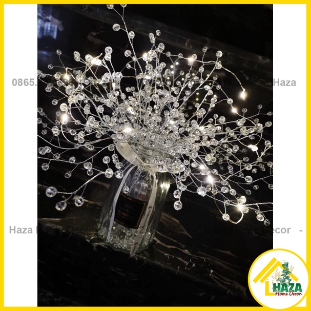 ẴN - Đèn hoa để bàn, Đèn ngủ Bó Hoa Bồ Công Anh Handmade tự làm Trang Trí nhà cửa, Quà Tặng Sinh Nhật