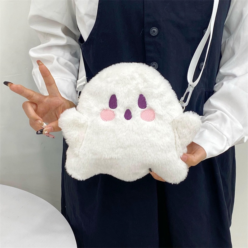 Mr.puffer Túi Đeo Chéo Vai Bằng Vải Bông Chống Ma Thời Trang Nhật Bản Dễ Thương Làm Quà halloween Dành Cho Bạn Nữ