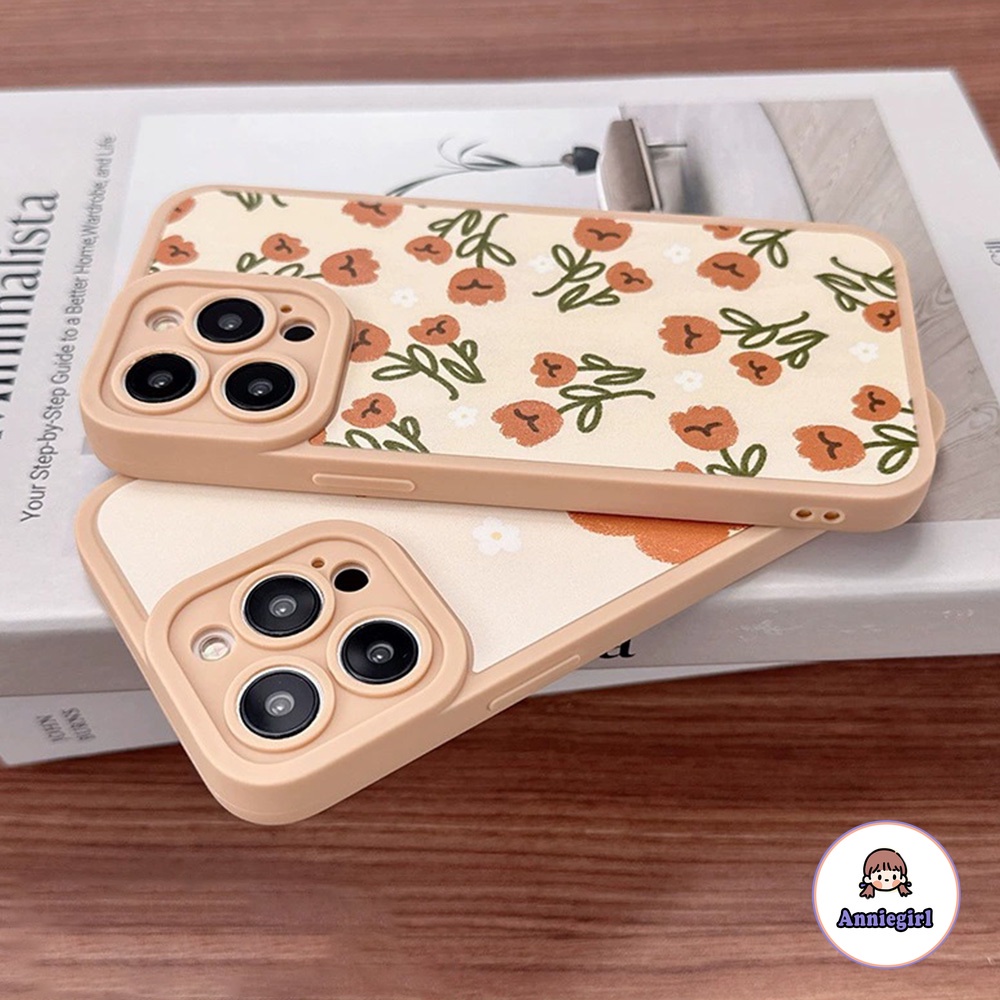 Ôp Điện Thoại Silicon Dẻo Họa Tiết Hoa Xinh Xắn Cho iphone 11 15 14 pro max 13 pro max 12 iphone x xs xs max xr 7 8 plus Ốp