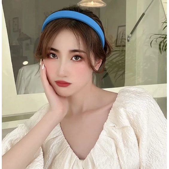 Bờm Tóc Bọt Biển Băng Đô Cài Tóc Nhiều Màu .