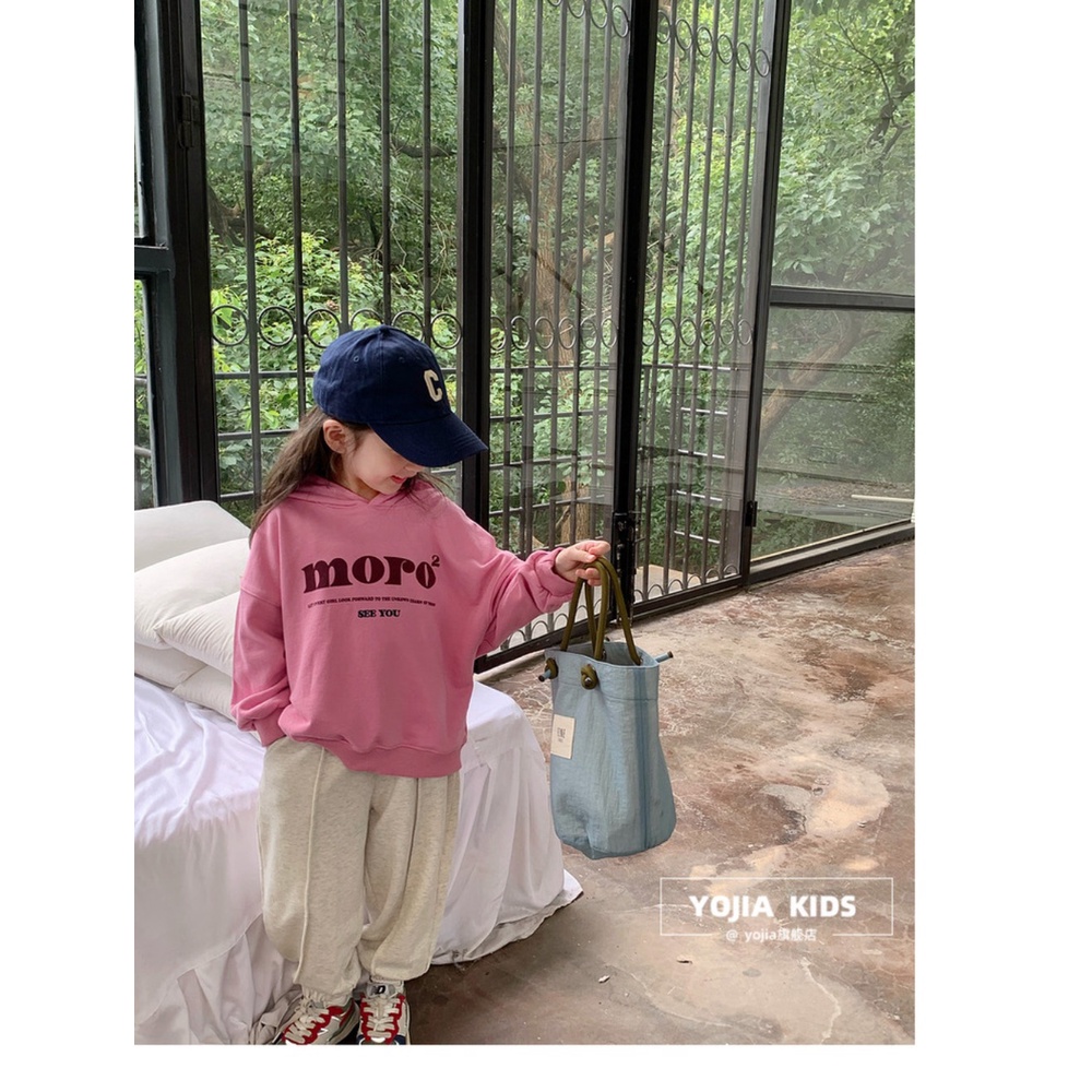 Quần Dài Thể Thao Dáng Rộng Thời Trang Xuân Thu Mới Cho Bé Gái