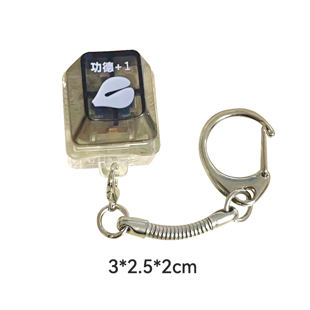 Móc Khoá Cute Bàn Phím Cơ Tích Đức Có Đèn - Móc Khoá Keycap Quà Tặng Phụ Kiện Dễ Thương