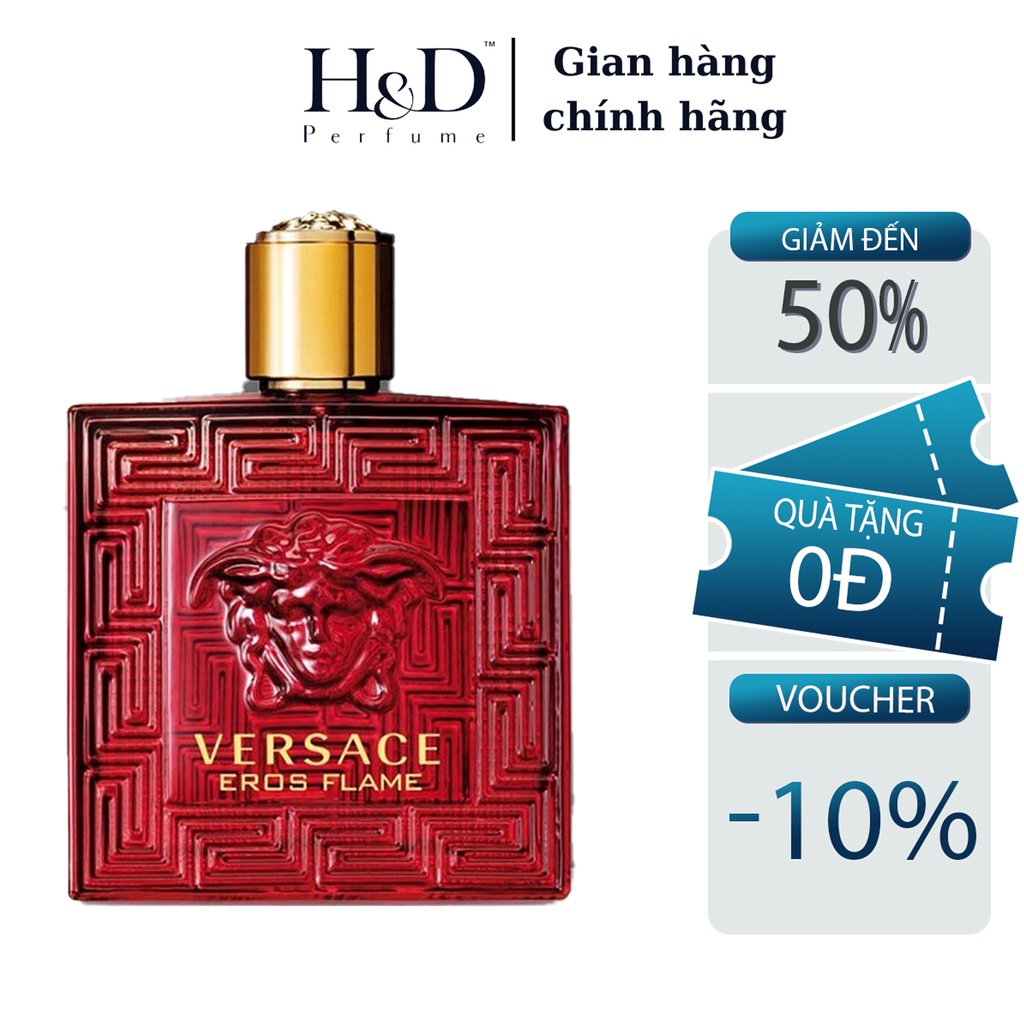 Nước hoa nam Versac Eros Flame EDP Mạnh mẽ, trẻ trung, hiện đại HD Perfume